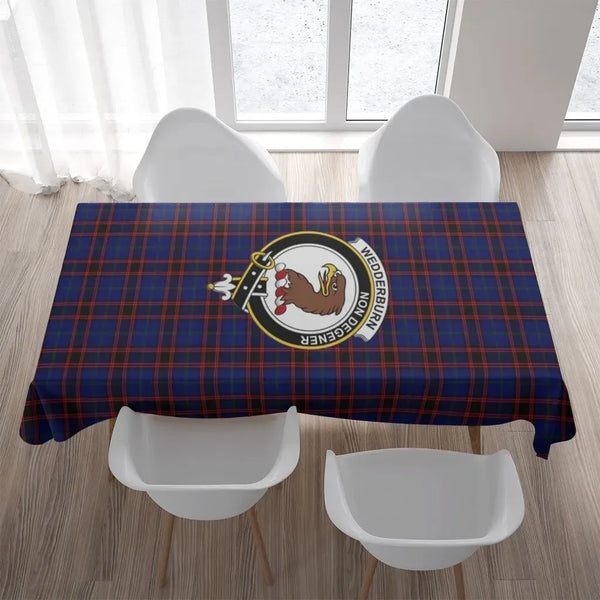 Wedderburn Tartan Crest Tablecloth