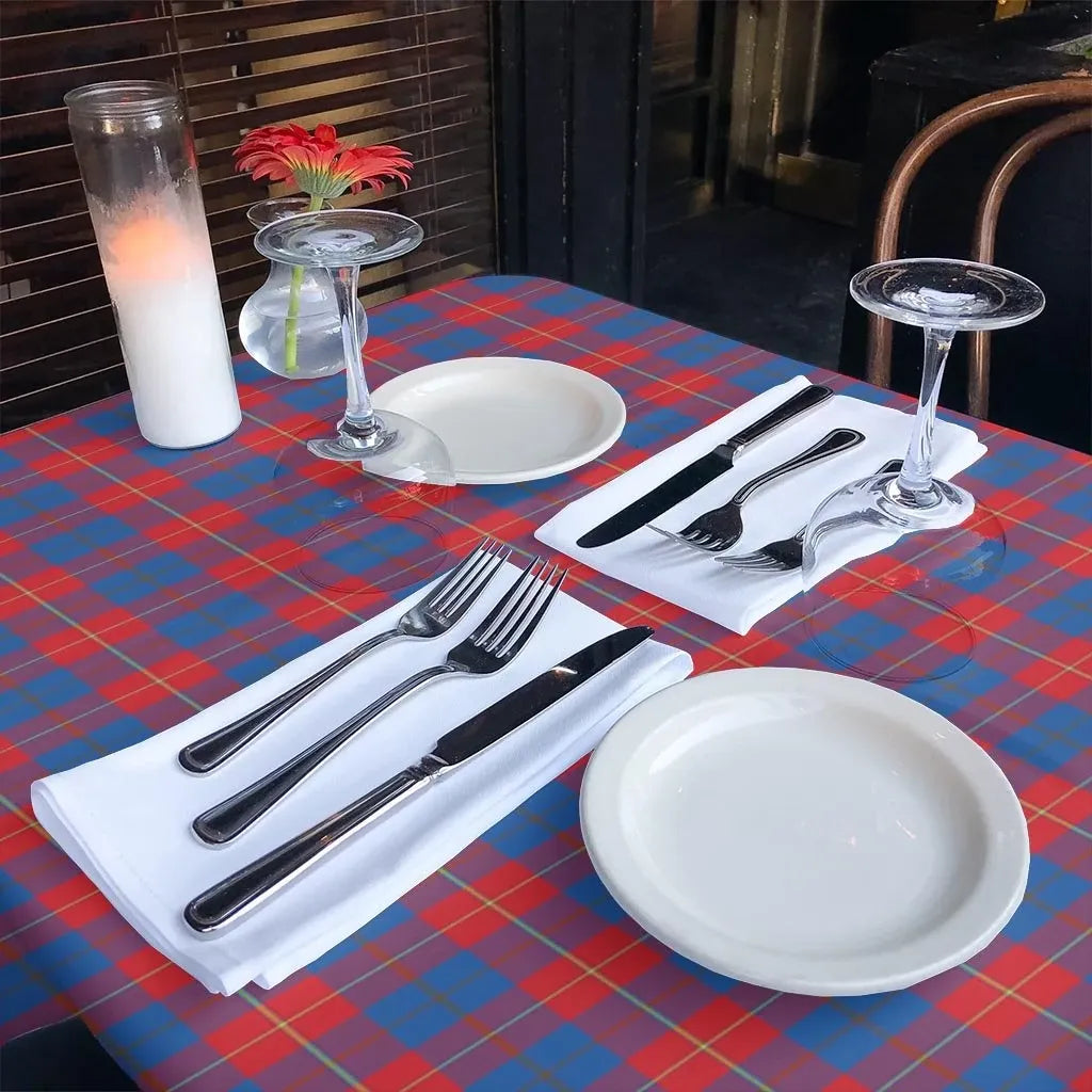 Galloway Red Tartan Plaid Tablecloth