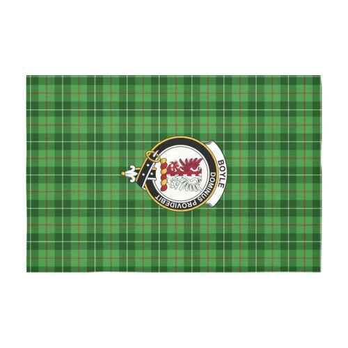 Boyle Tartan Crest Tablecloth