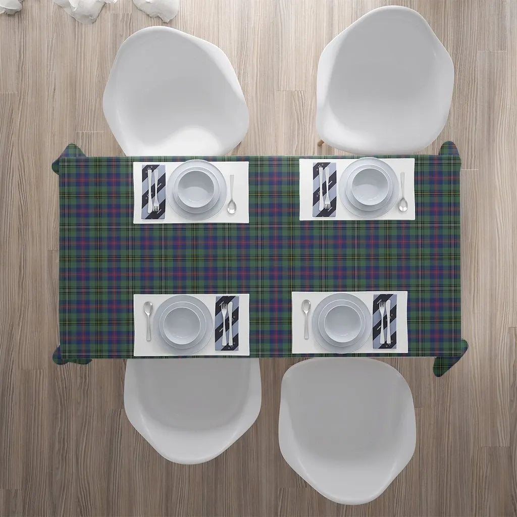 Wood Modern Tartan Plaid Tablecloth