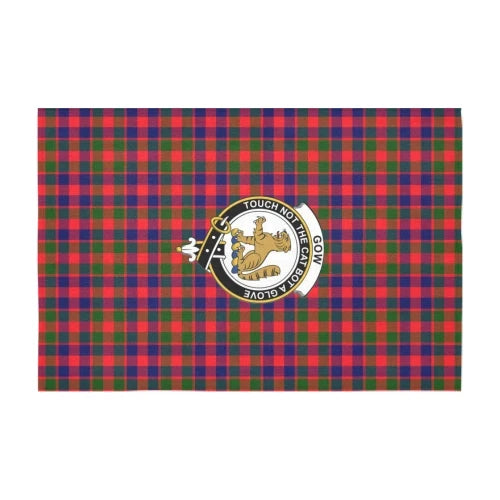 Gow (or McGouan) Tartan Crest Tablecloth