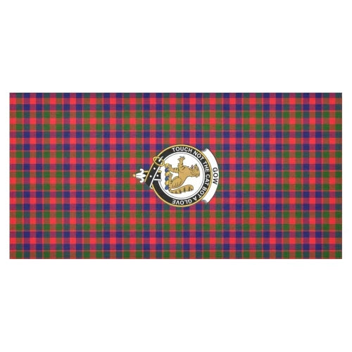 Gow (or McGouan) Tartan Crest Tablecloth