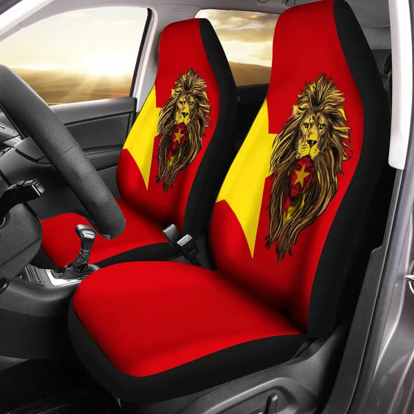 Amharas Amhara Flag Men Lion Car Seat Covers