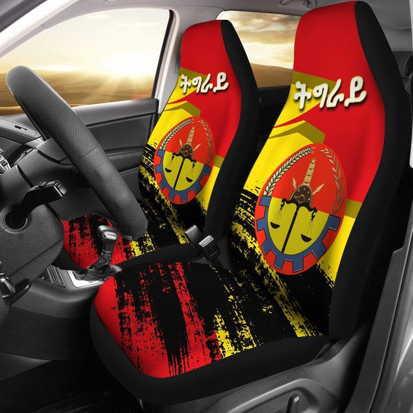 Tigray Coat Of Arms And Flags Car Seat Covers