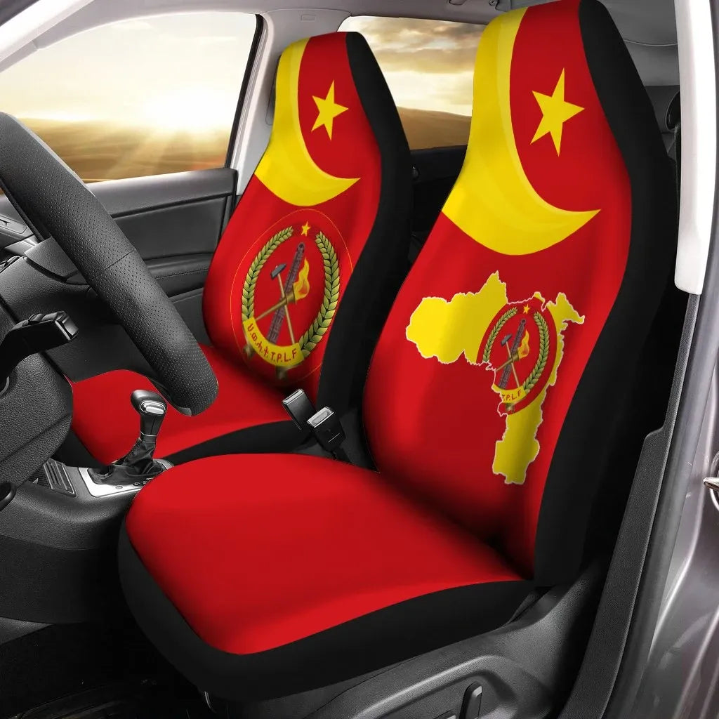 Tigray Coat Of Arms Flag Lion Car Seat Covers