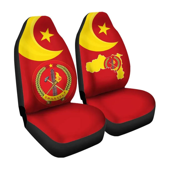 Tigray Coat Of Arms Flag Lion Car Seat Covers