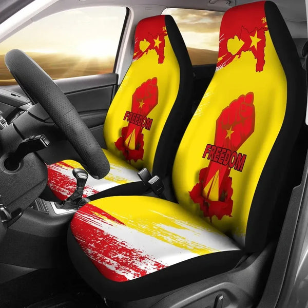 Freedom Tigray Flag And Map Car Seat Covers