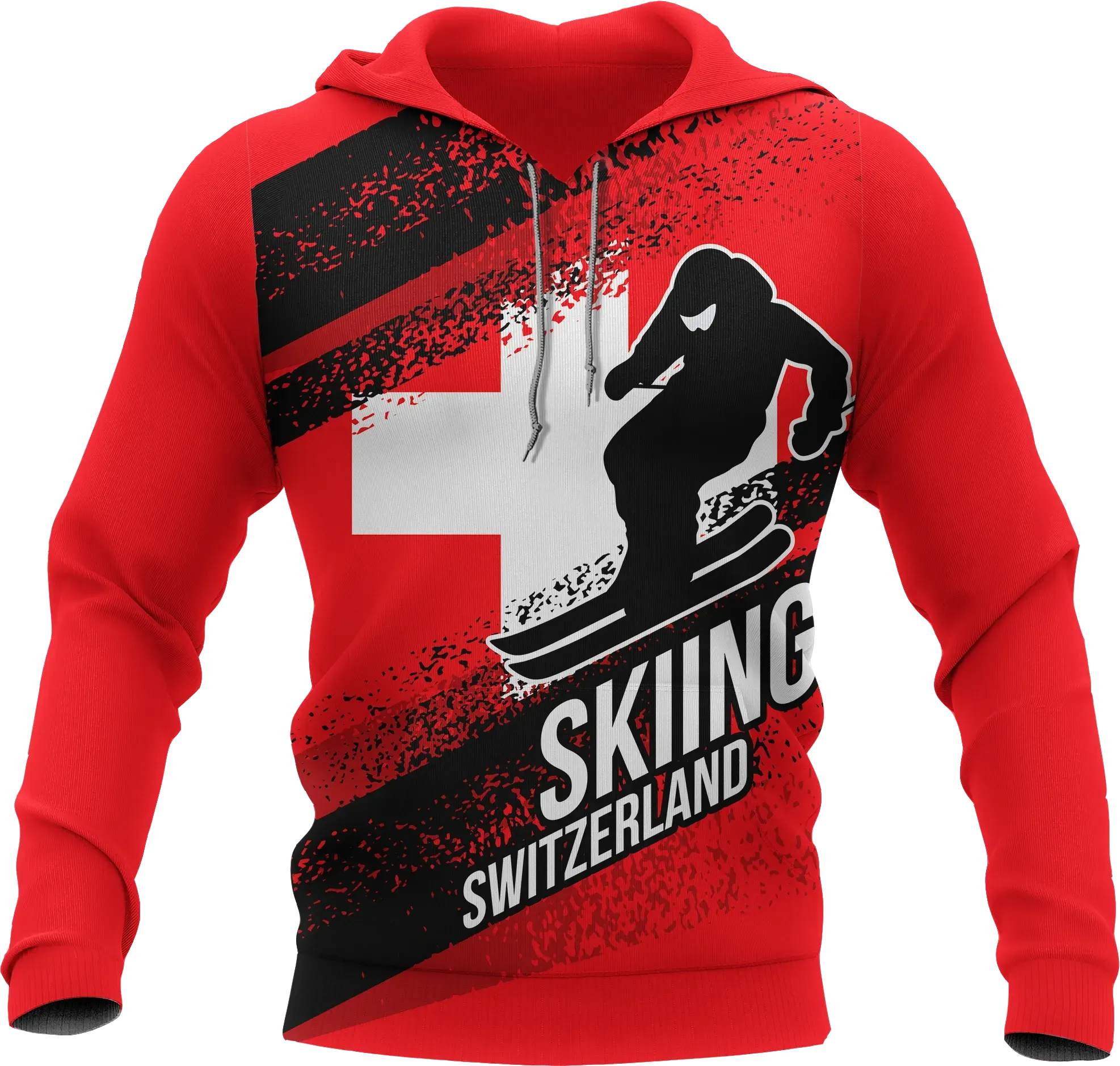 Switzerland Hoodie Switzerland Skiing