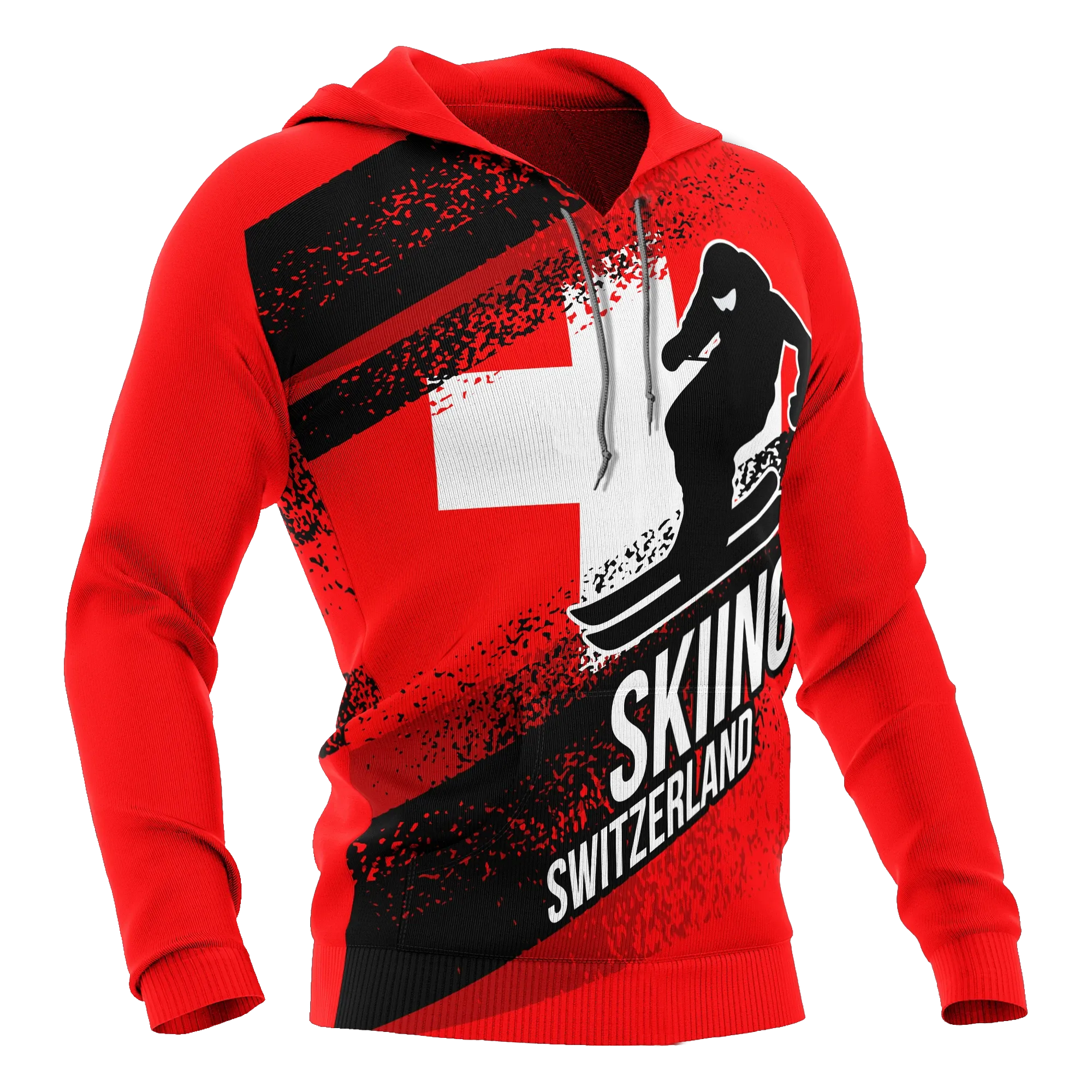 Switzerland Hoodie Switzerland Skiing