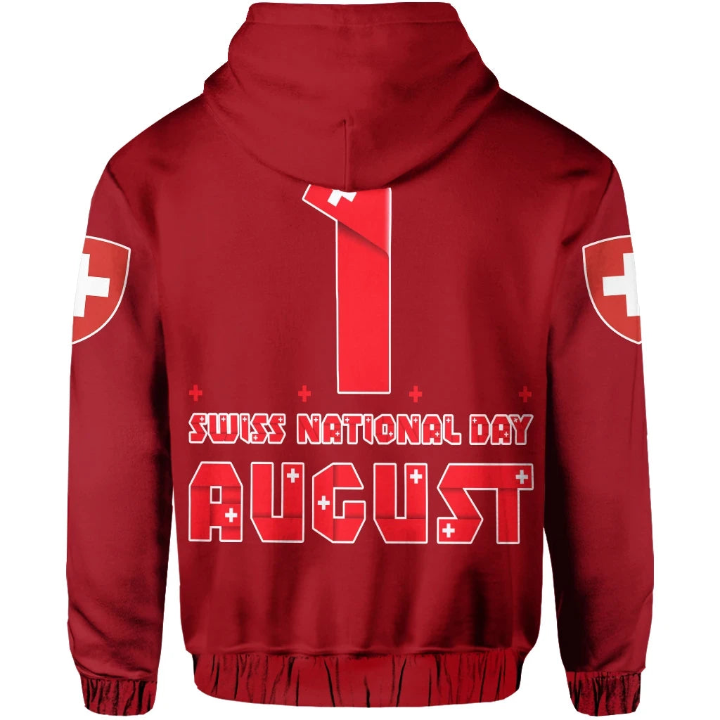 Switzerland Swiss National Day Hoodie