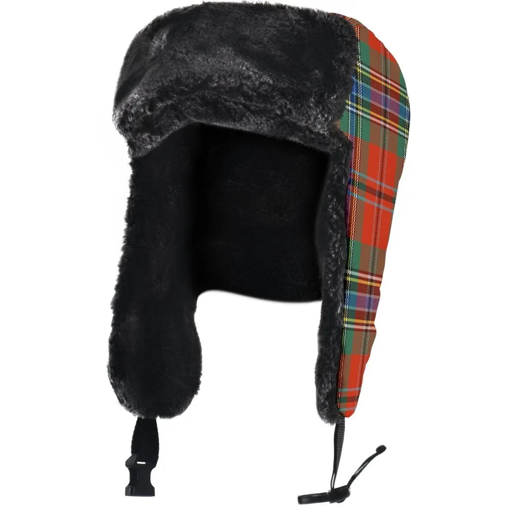 MacLean of Duart Ancient Tartan Plaid Trapper Hat