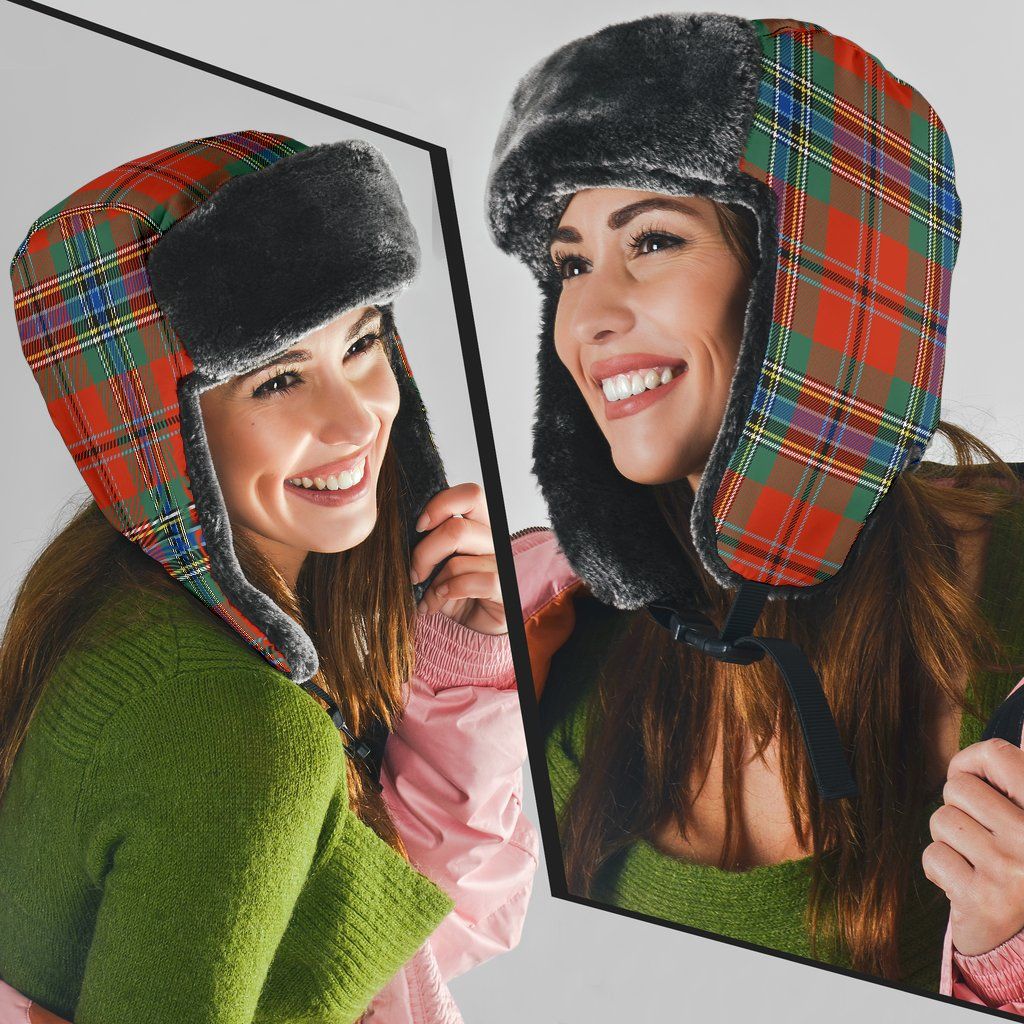 MacLean of Duart Ancient Tartan Plaid Trapper Hat