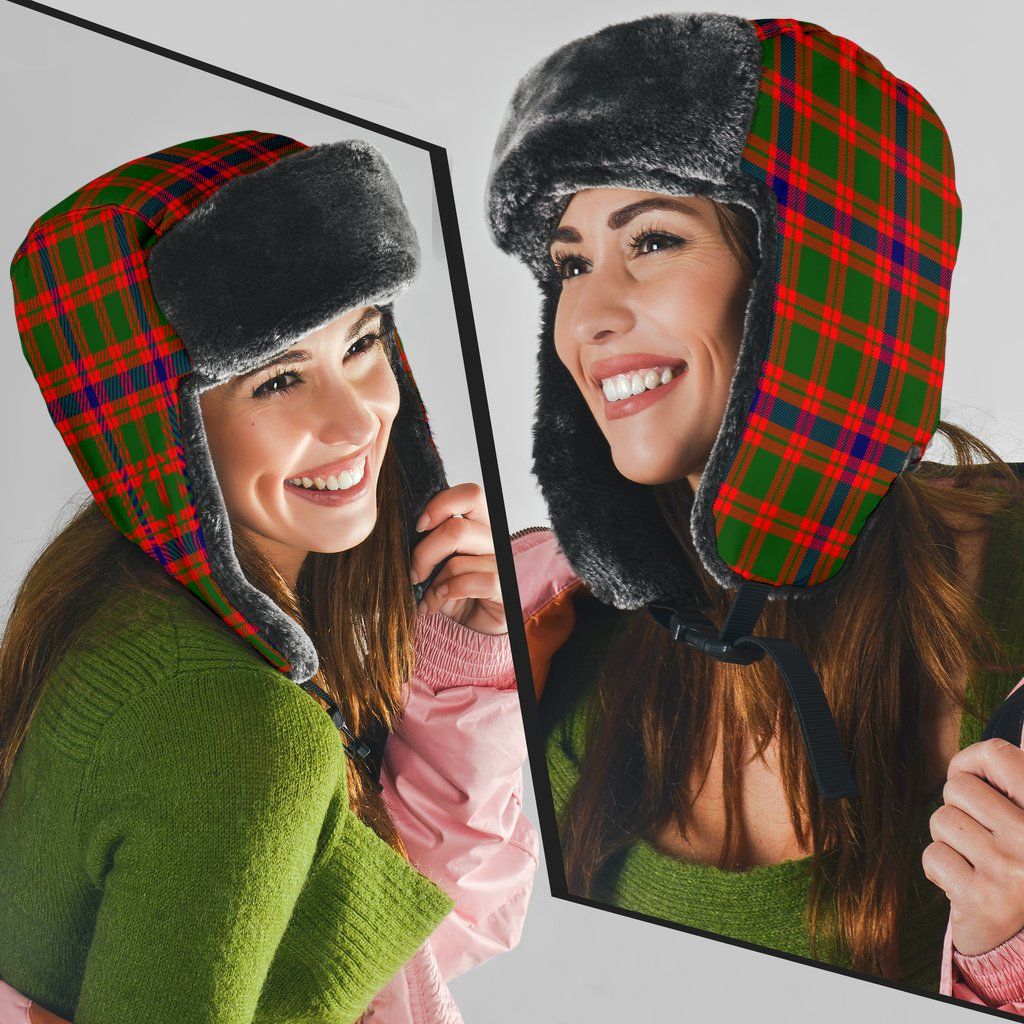 Skene Modern Tartan Plaid Trapper Hat