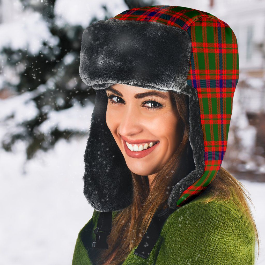 Skene Modern Tartan Plaid Trapper Hat