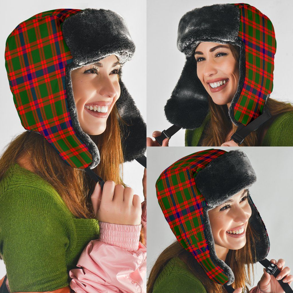 Skene Modern Tartan Plaid Trapper Hat