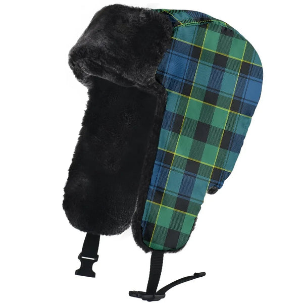 Scottish Tartan Mowat Clan Trapper Hat Plaid Style