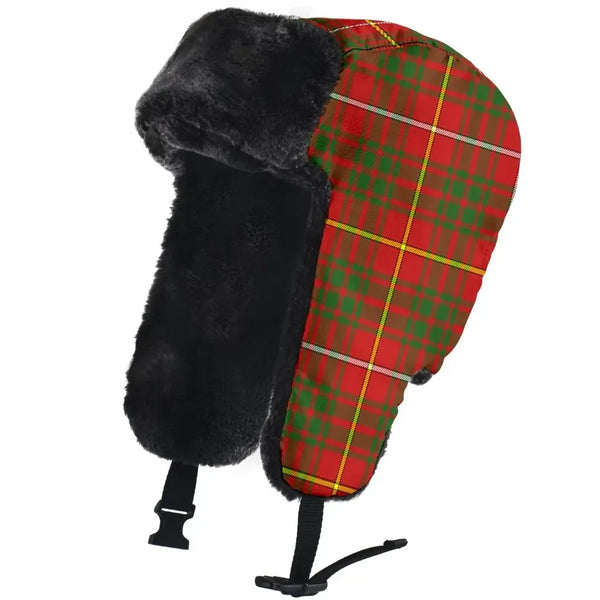 Scottish Tartan Carruthers Modern Clan Trapper Hat Plaid Style