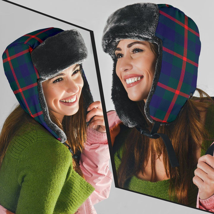 Agnew Modern Tartan Plaid Trapper Hat