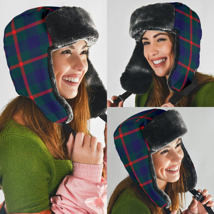 Agnew Modern Tartan Plaid Trapper Hat