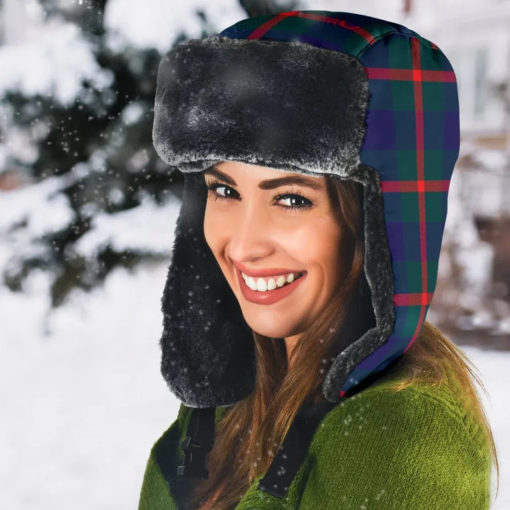 Agnew Modern Tartan Plaid Trapper Hat