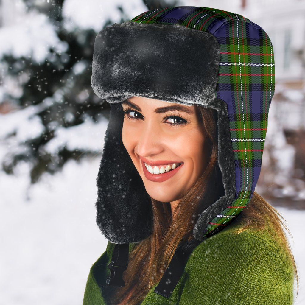 Fergusson Modern Tartan Plaid Trapper Hat