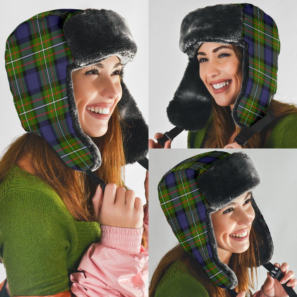 Fergusson Modern Tartan Plaid Trapper Hat