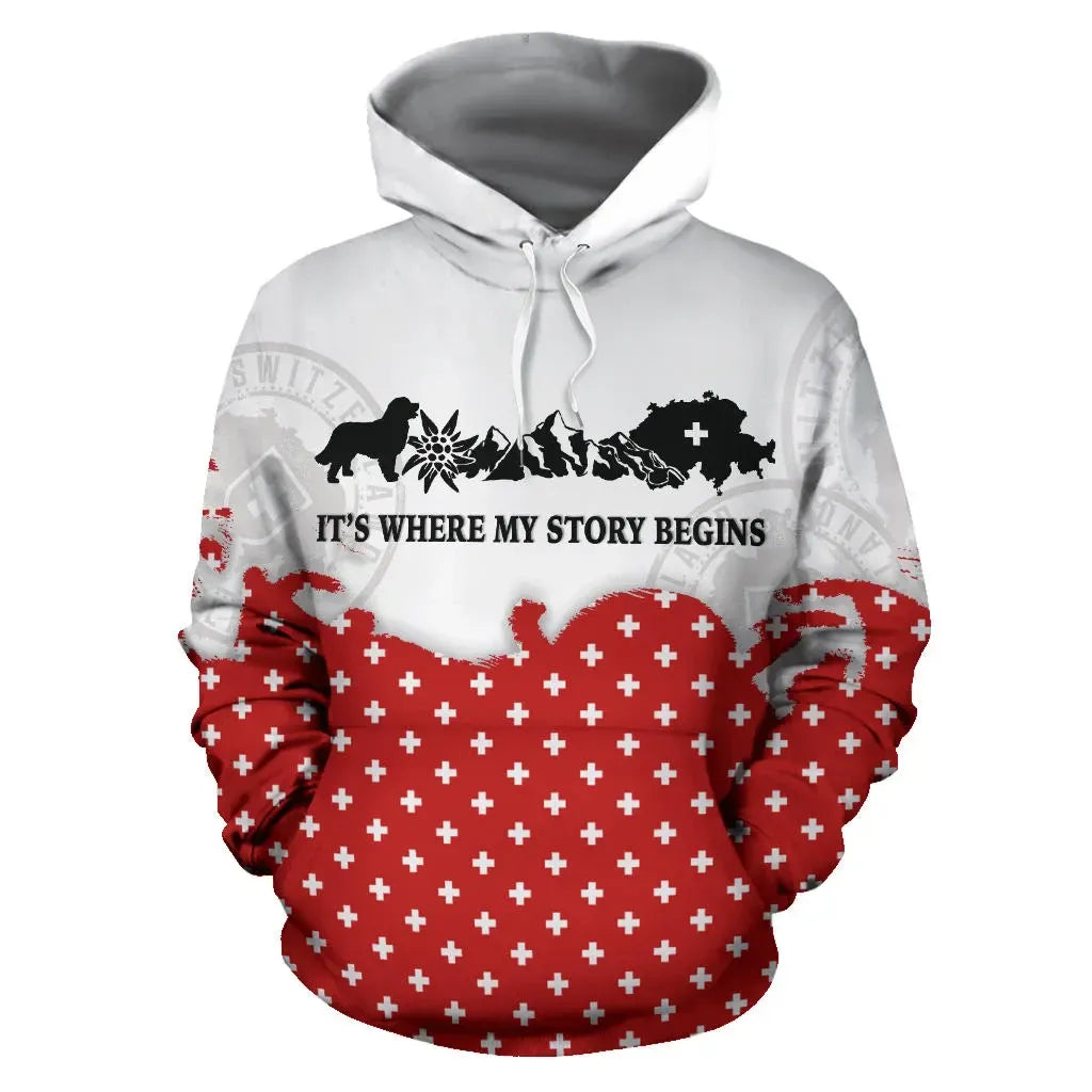 Switzerland Story Begins Hoodie