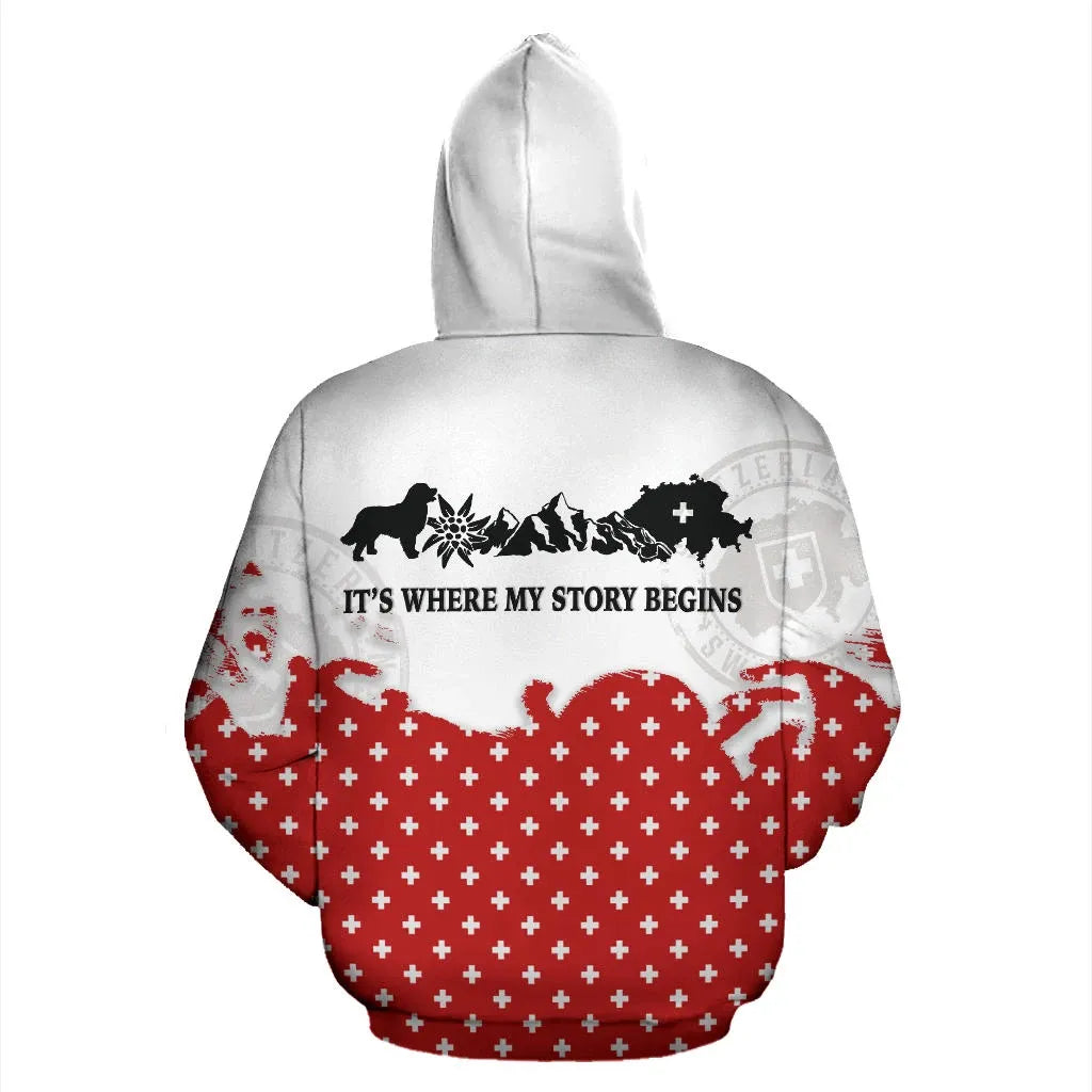 Switzerland Story Begins Hoodie