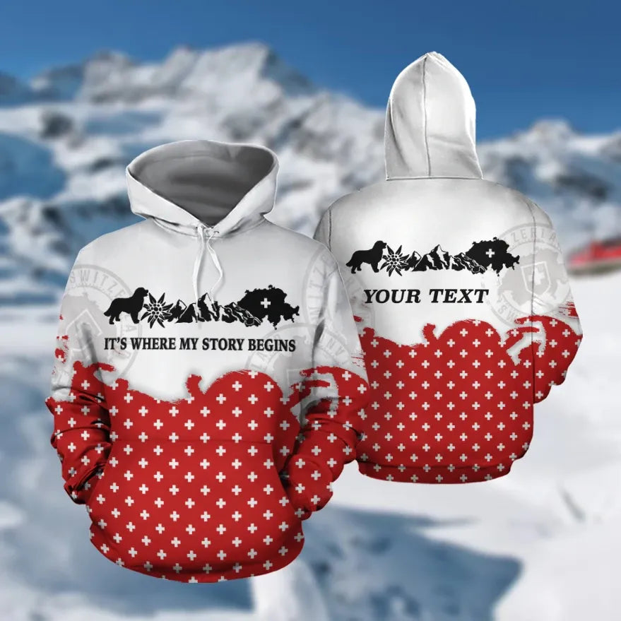 Switzerland Story Begins Hoodie