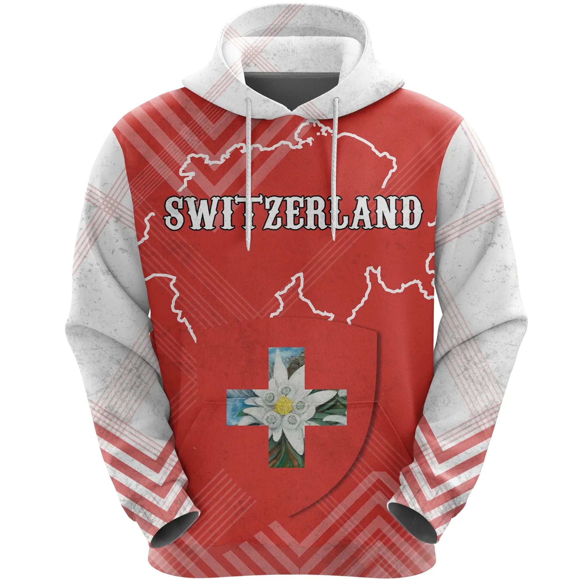 Hoodie Switzerland Mix Edelweiss