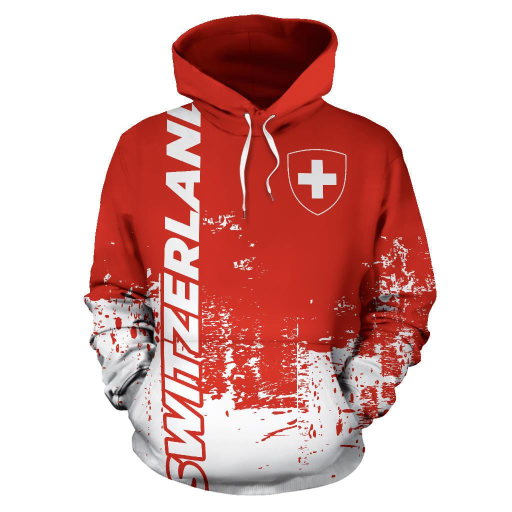 Switzerland All Over Hoodie Smudge Style