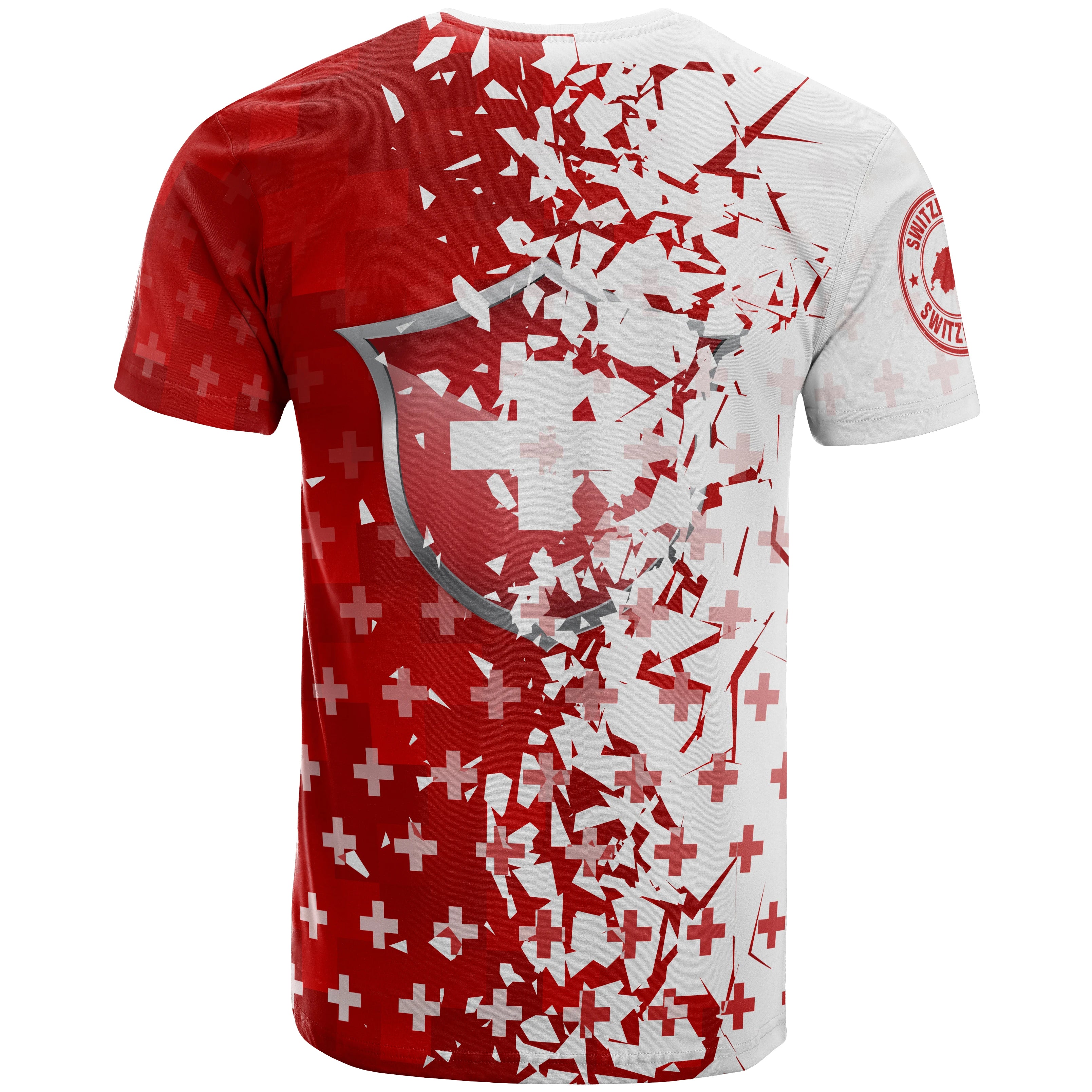 Switzerland T Shirt Swiss Shield