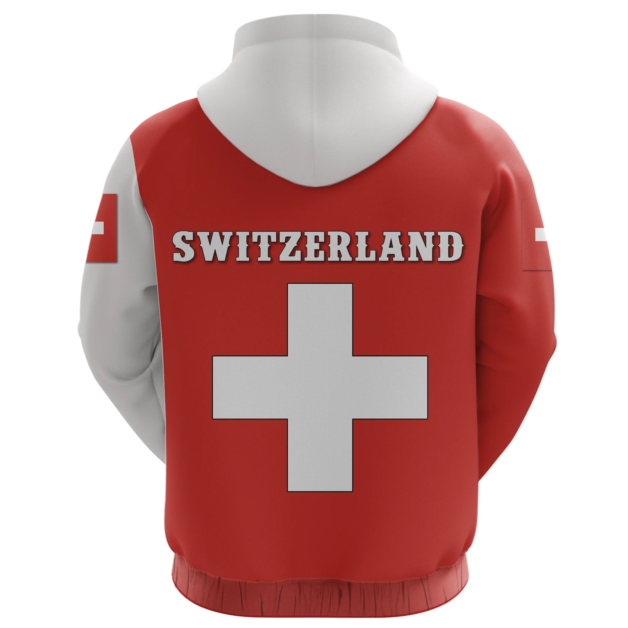 Switzerland Hoodie Zip Streetwear Style