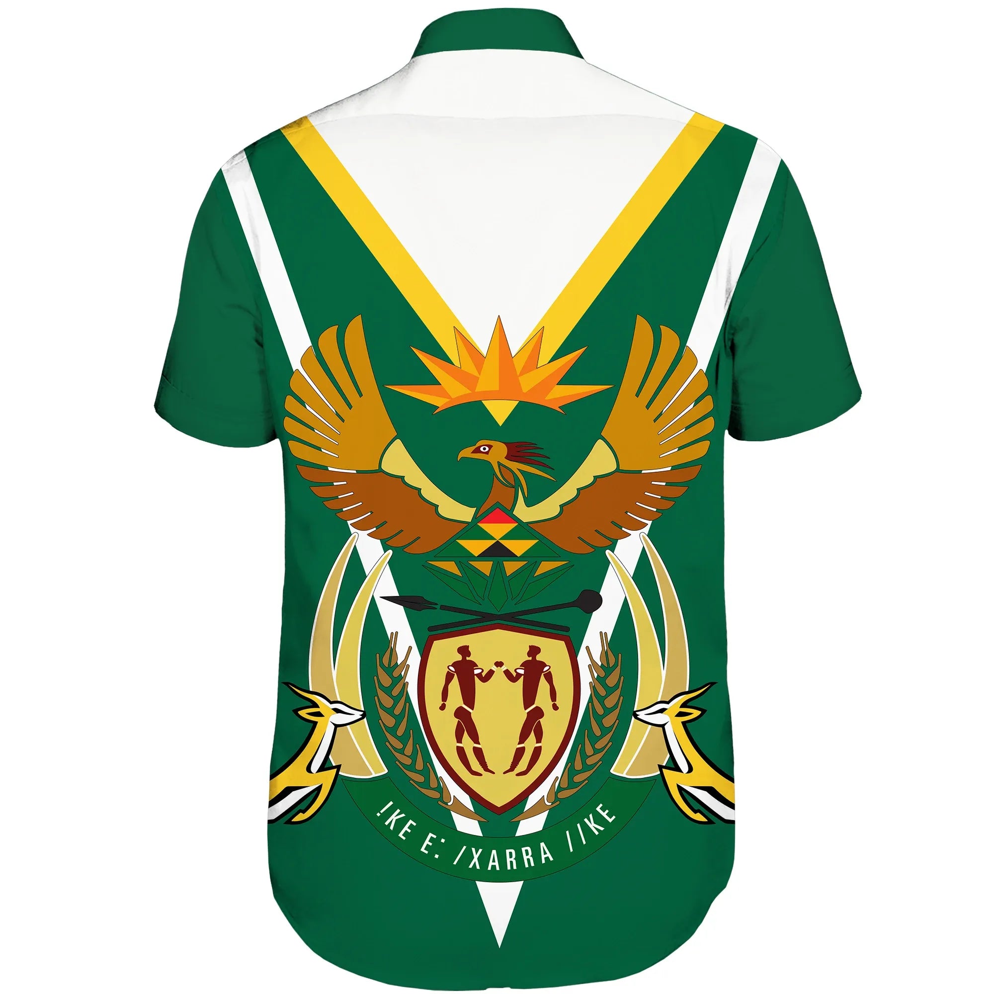 South Africa Short Sleeve Shirt - Coat Of Arms Short Sleeve Shirt
