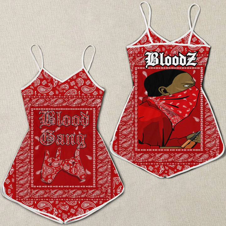 Blood Gang Women Rompers
