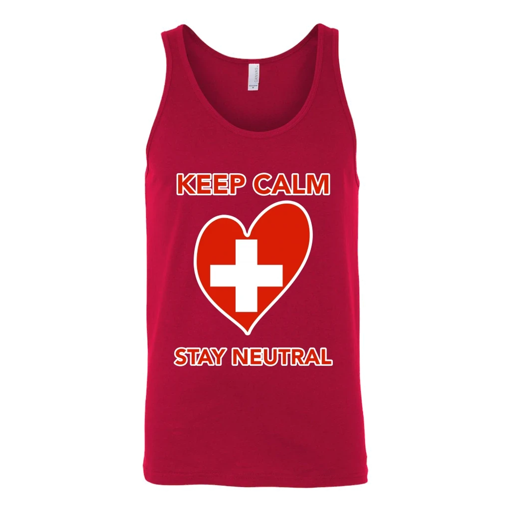 Switzerland T Shirt Keep Calm Stay Neutral