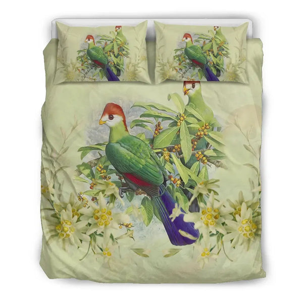 Turaco With Edelweiss Of Switzerland Bedding Set