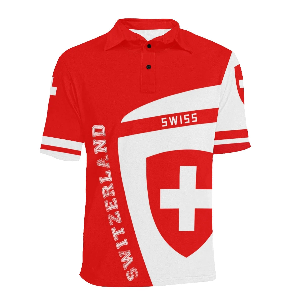 Switzerland Sport Polo Shirt Premium Style