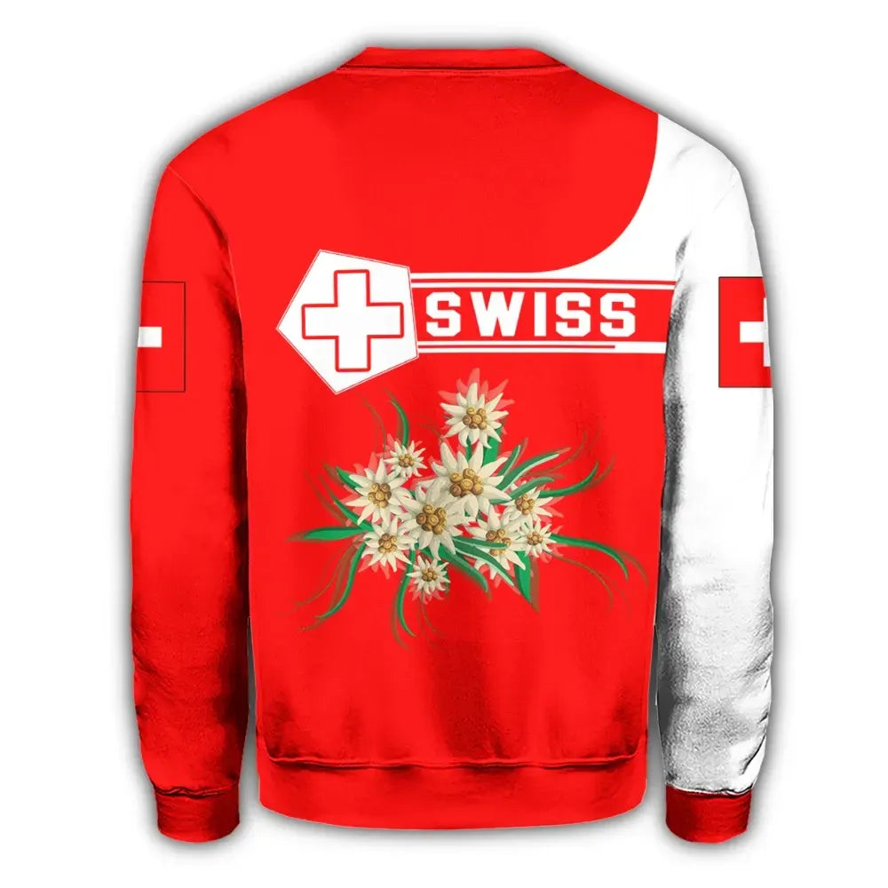 Switzerland Coat Of Arms Sweatshirt Simple Style