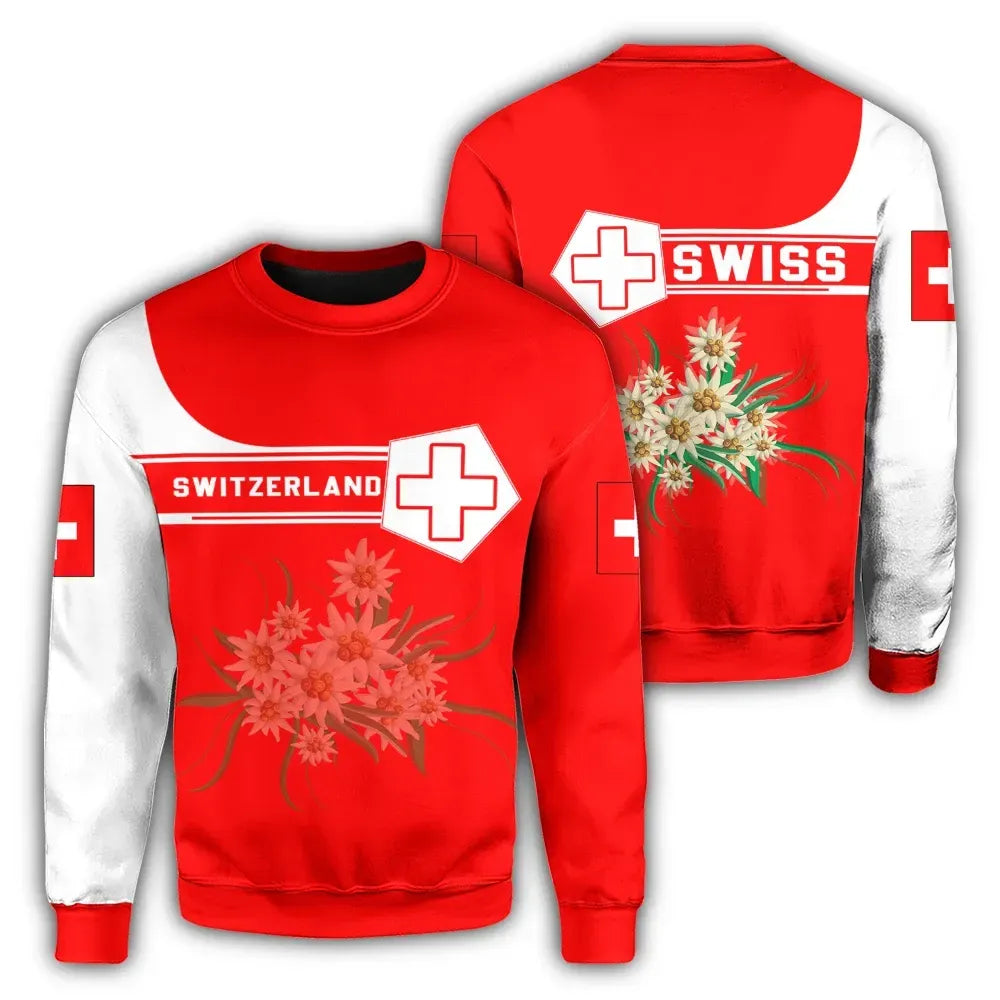 Switzerland Coat Of Arms Sweatshirt Simple Style