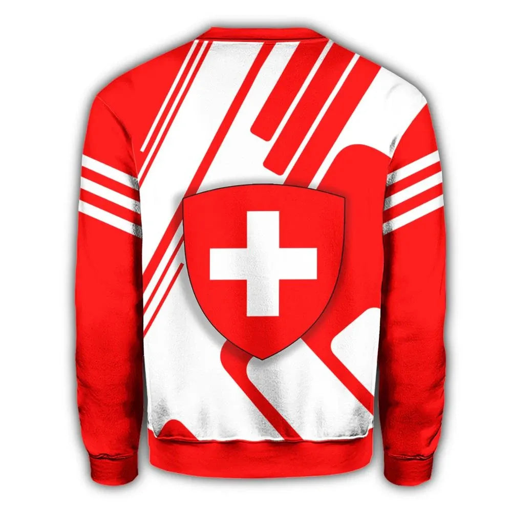 Switzerland Coat Of Arms Sweatshirt Rockie