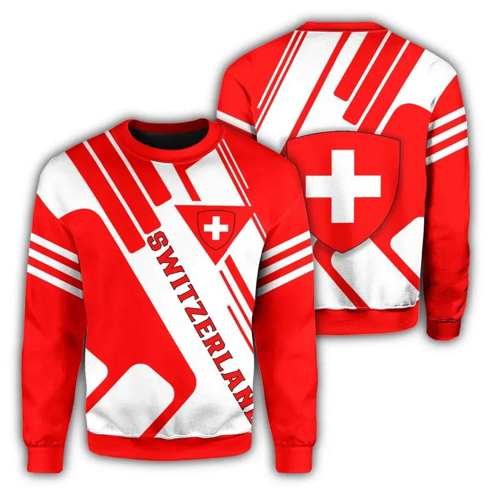 Switzerland Coat Of Arms Sweatshirt Rockie