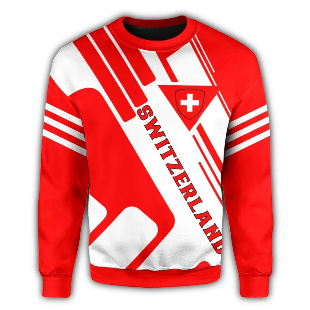 Switzerland Coat Of Arms Sweatshirt Rockie