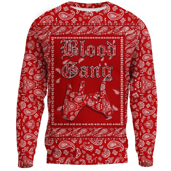 Blood Gang Bulldog Sweatshirt