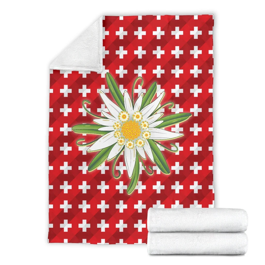 Switzerland Edelweiss Premium Blanket