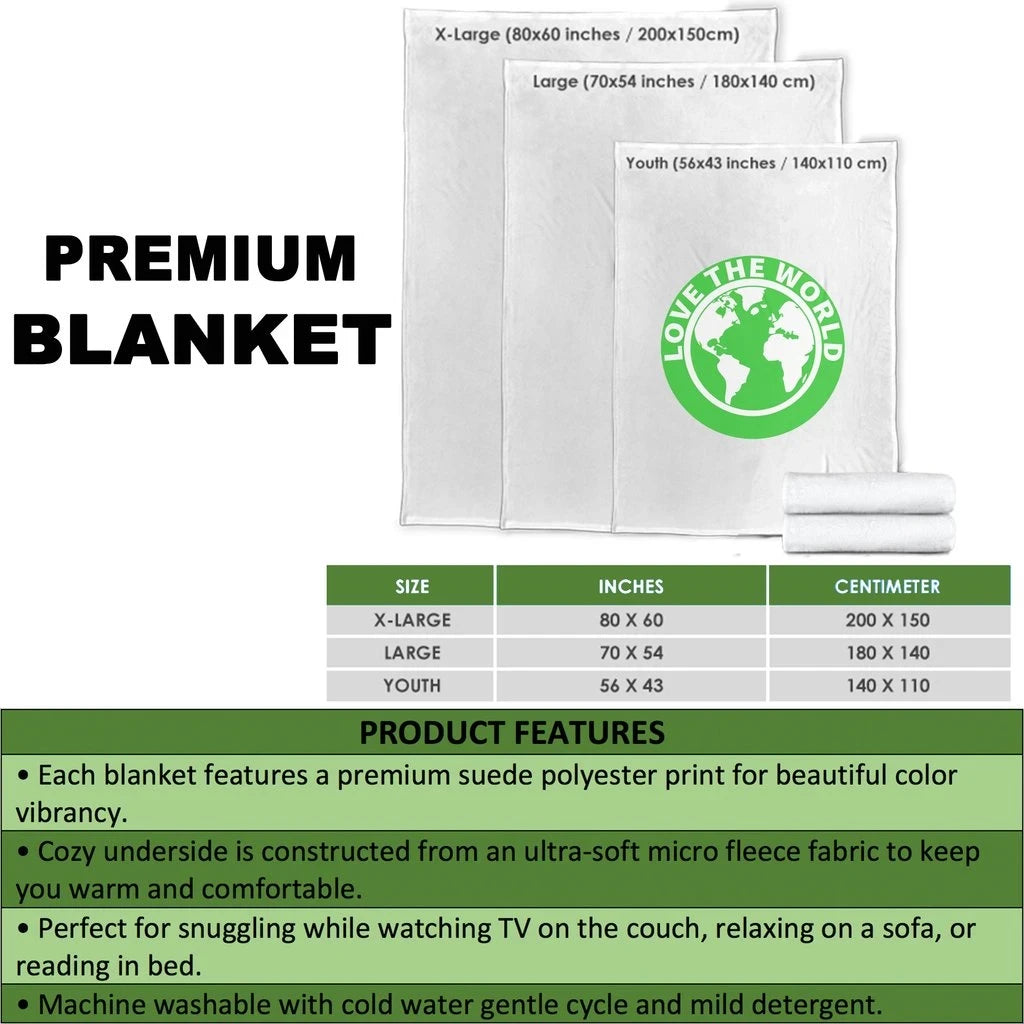 Switzerland Edelweiss Premium Blanket