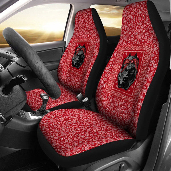 Blood Gang Bulldog Car Seat Covers