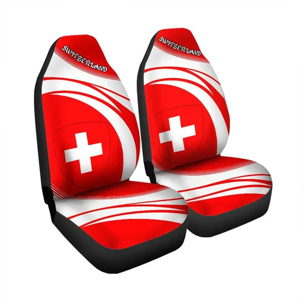 Switzerland Coat Of Arms Car Seat Cover Cricket