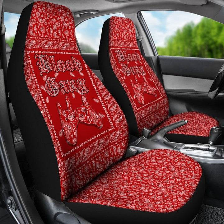 Blood Gang Car Seat Covers