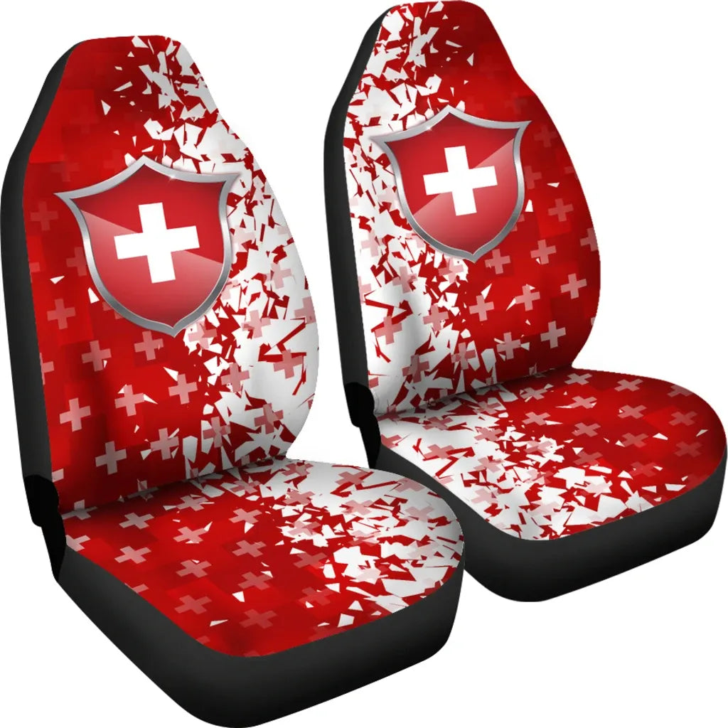 Switzerland Car Seat Covers Swiss Shield